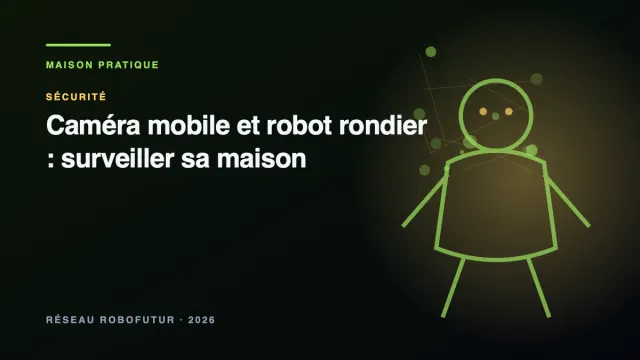 Visuel du dossier « Caméra mobile et robot rondier : surveiller sa maison »