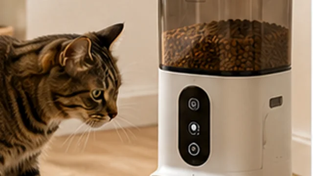 Visuel du dossier « Distributeur automatique de croquettes : bien choisir pour chat ou chien »
