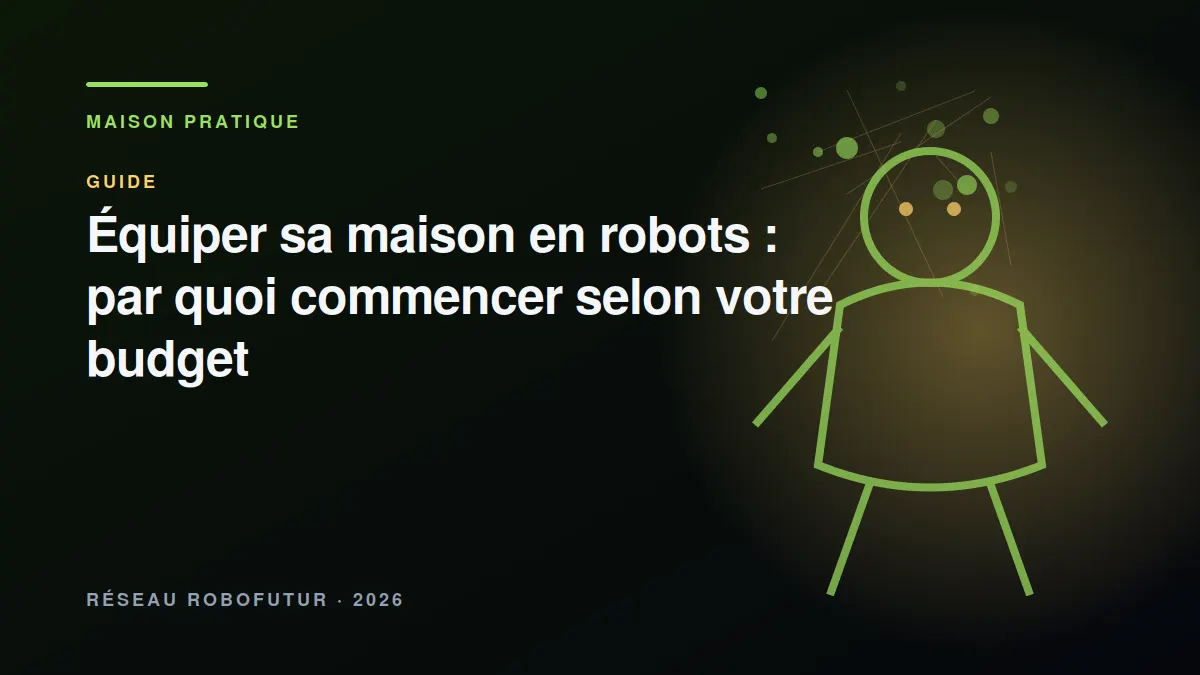 Plan d'une maison avec les zones d'intervention des différents robots domestiques classées par priorité