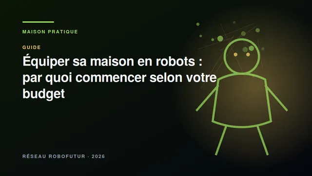 Plan d'une maison avec les zones d'intervention des différents robots domestiques classées par priorité