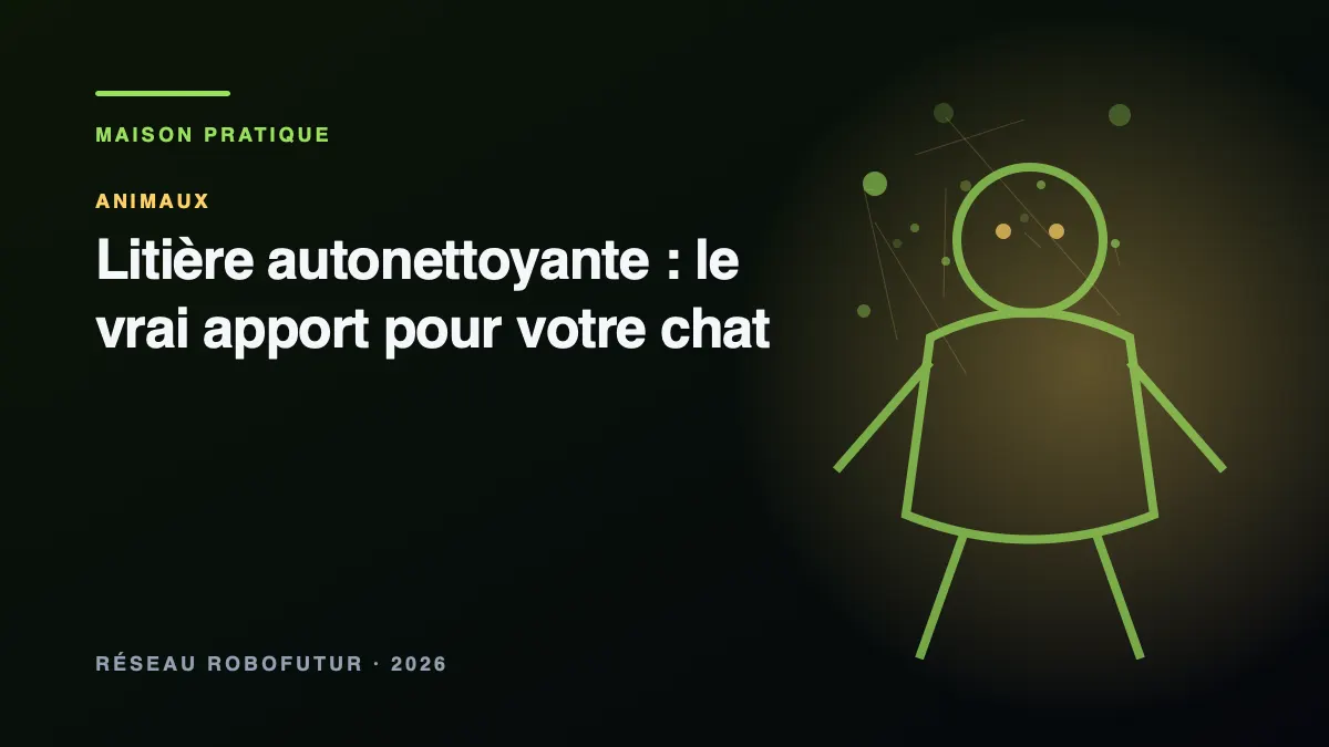 Visuel principal du dossier « Litière autonettoyante : le vrai apport pour votre chat »