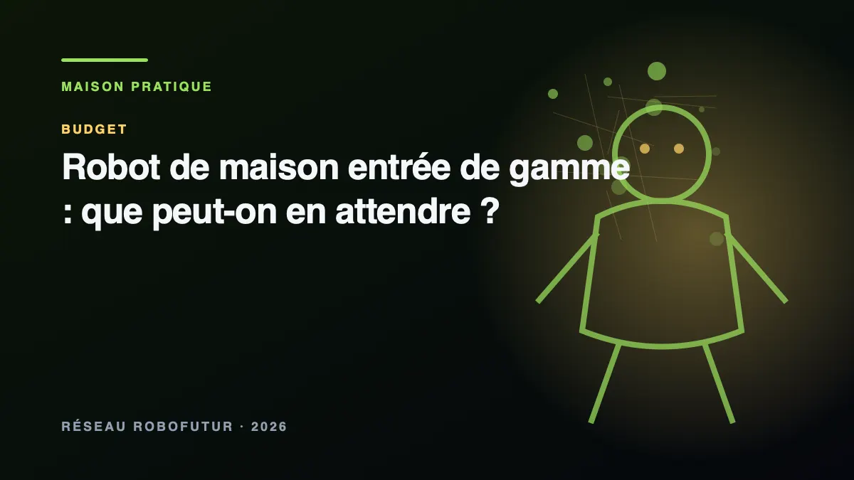 Visuel principal du dossier « Robot de maison entrée de gamme : que peut-on en attendre ? »